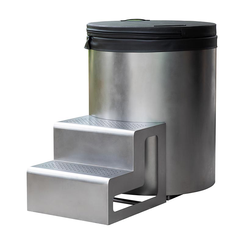 Пуна округла хладна урањајућа када од нерђајућег челика 304