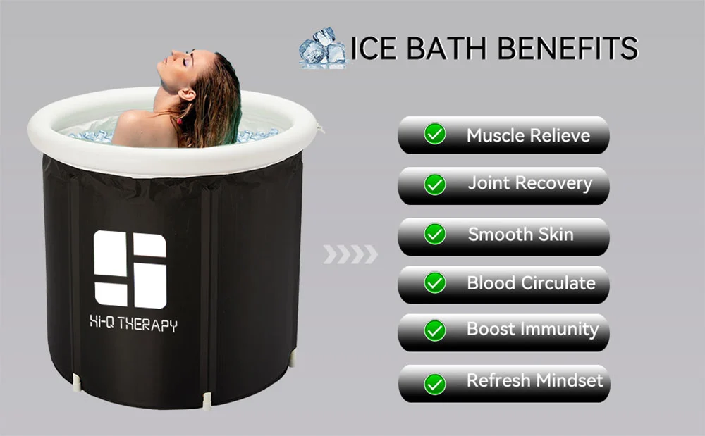 Portable Ice Plunge Tub Compatible With Chiller